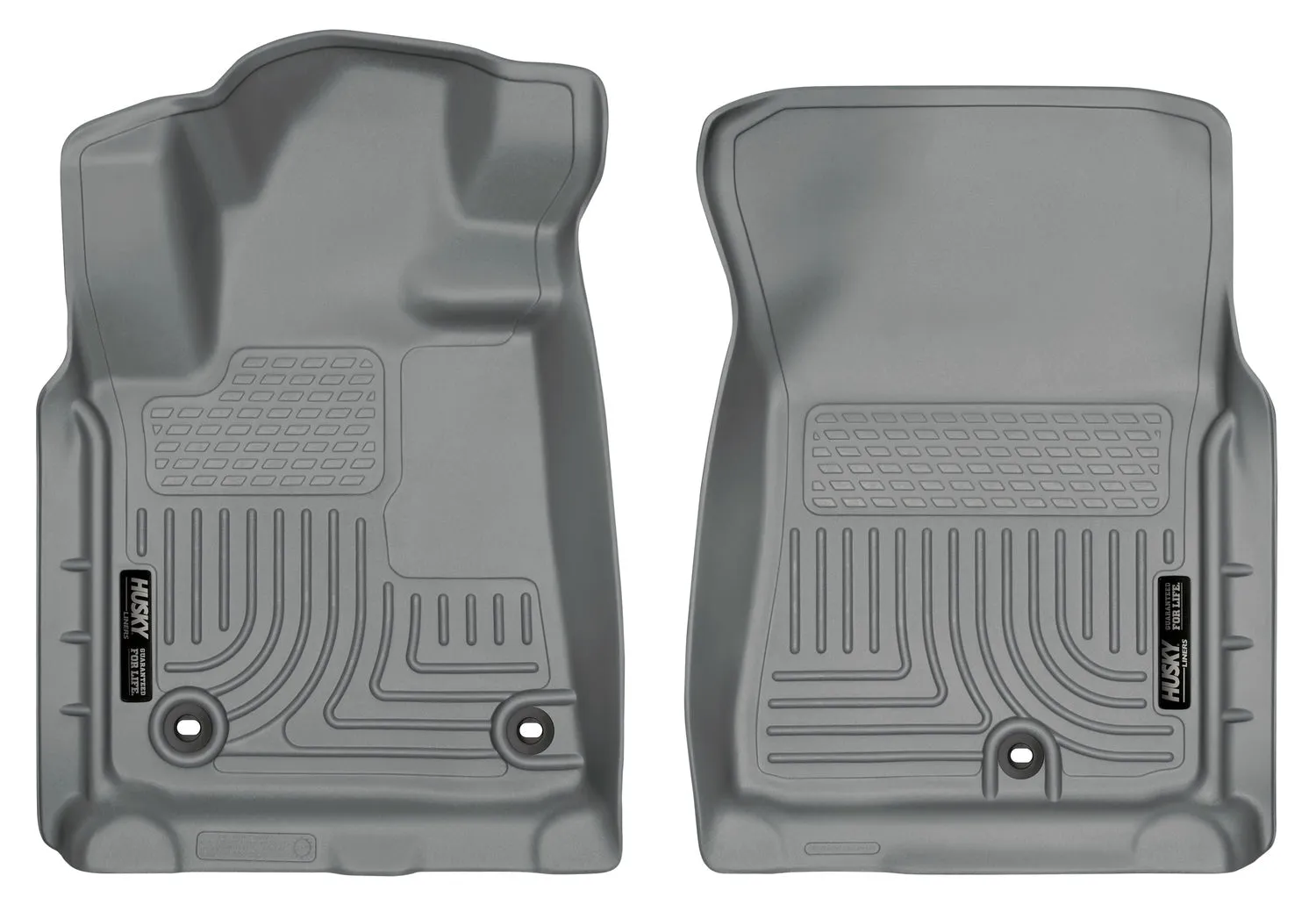 2012-2015 Toyota Tundra Front Floor Liners - Grey