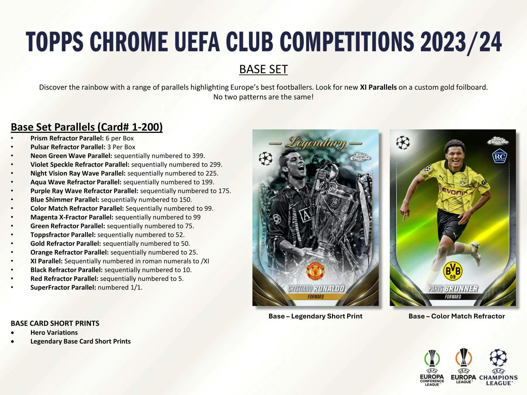 2023-24 Topps Chrome UEFA Club Competitions Soccer Hobby Jumbo Box