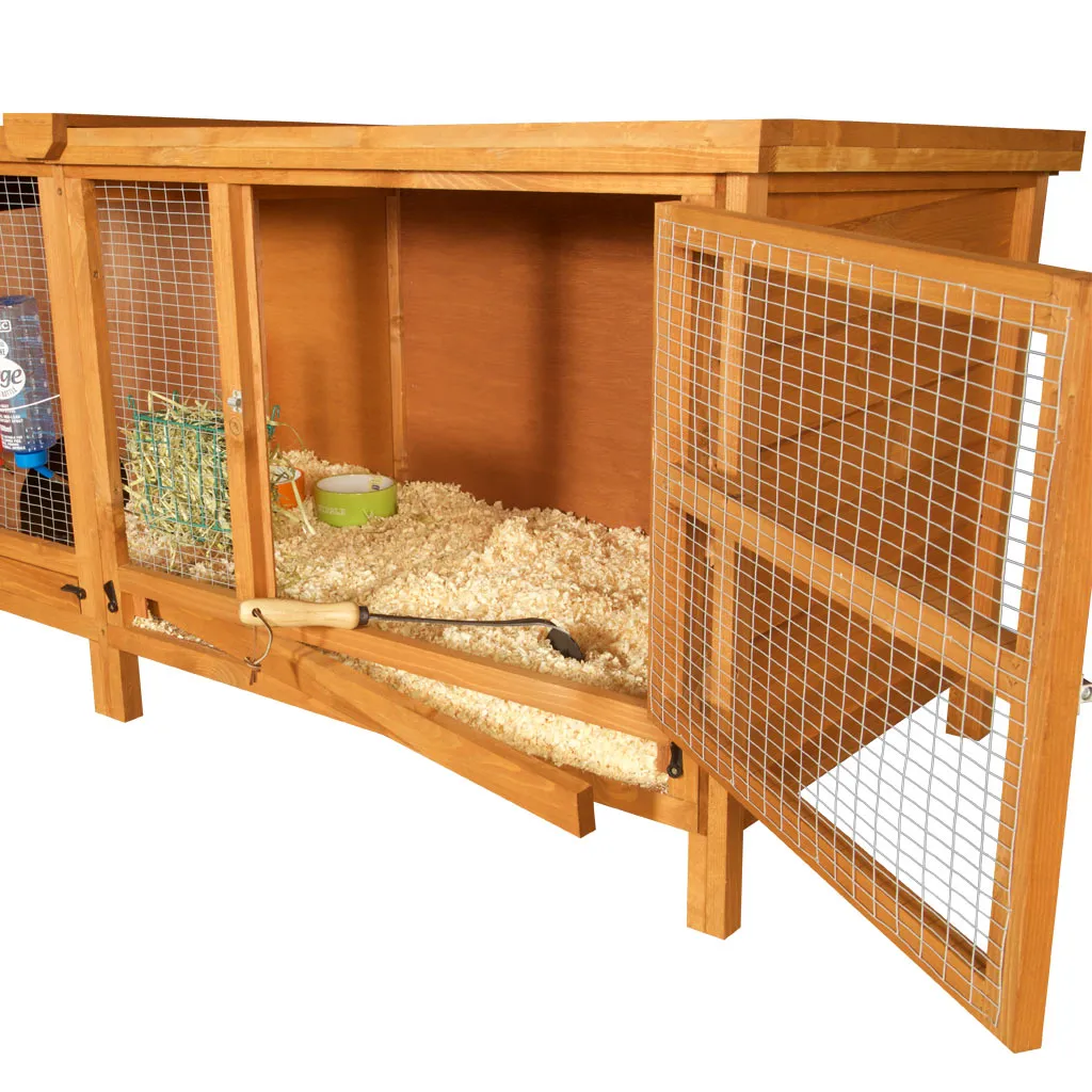 5ft Chartwell Single Luxury Rabbit Hutch | Solid & Sturdy Design With Plenty Of Room To Rest And Play