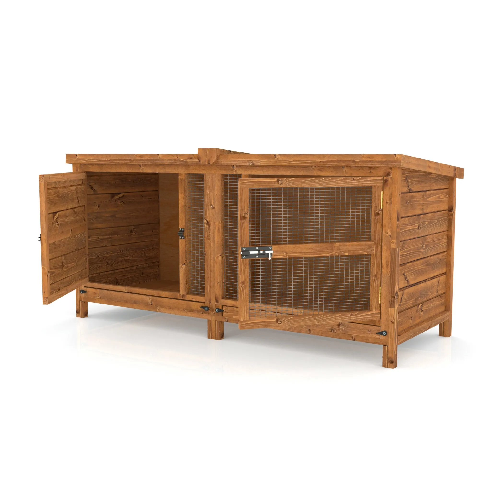 5ft Chartwell Single Luxury Rabbit Hutch | Solid & Sturdy Design With Plenty Of Room To Rest And Play