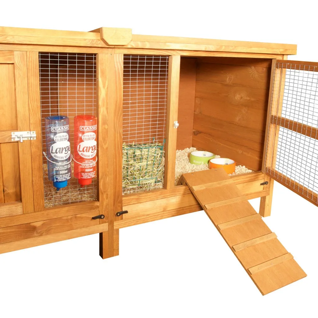 5ft Chartwell Single Luxury Rabbit Hutch | Solid & Sturdy Design With Plenty Of Room To Rest And Play