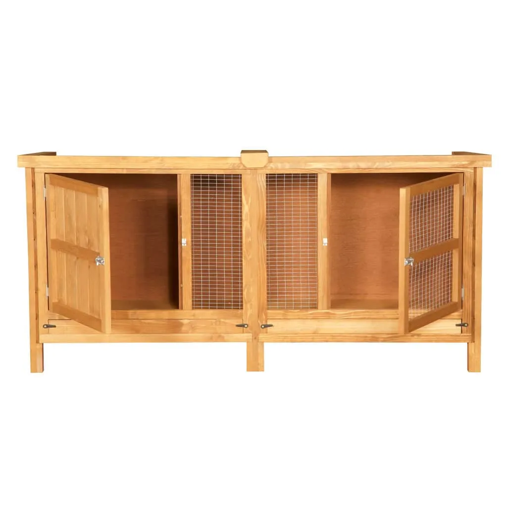 5ft Chartwell Single Luxury Rabbit Hutch | Solid & Sturdy Design With Plenty Of Room To Rest And Play