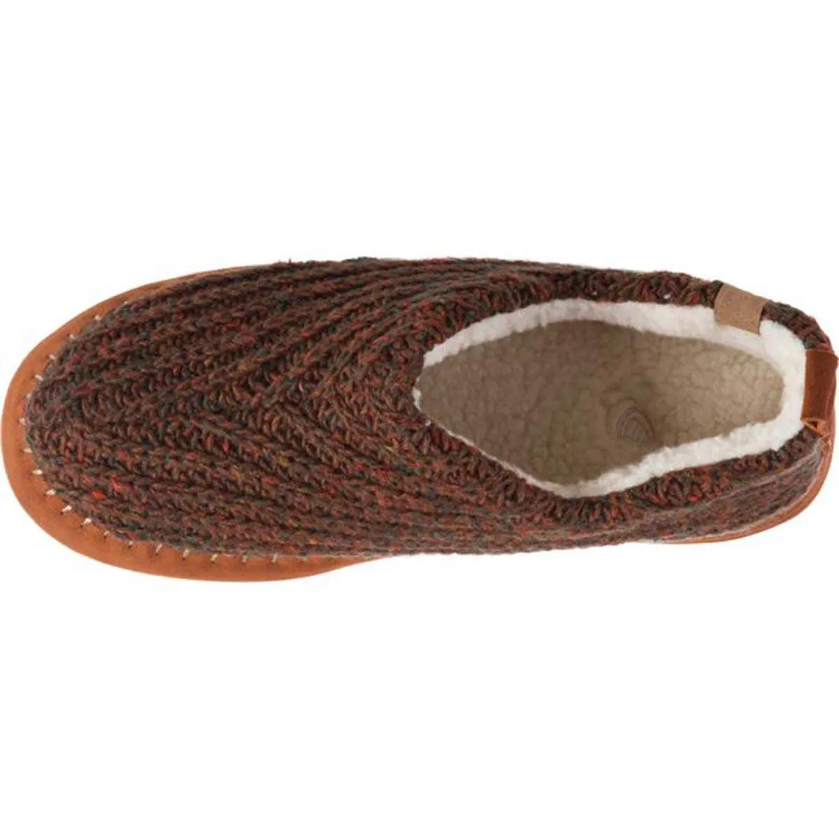 Acorn Women’s Moc Slippers - Sustainable Camden Walnut Wool, Medium | A19019WALWM