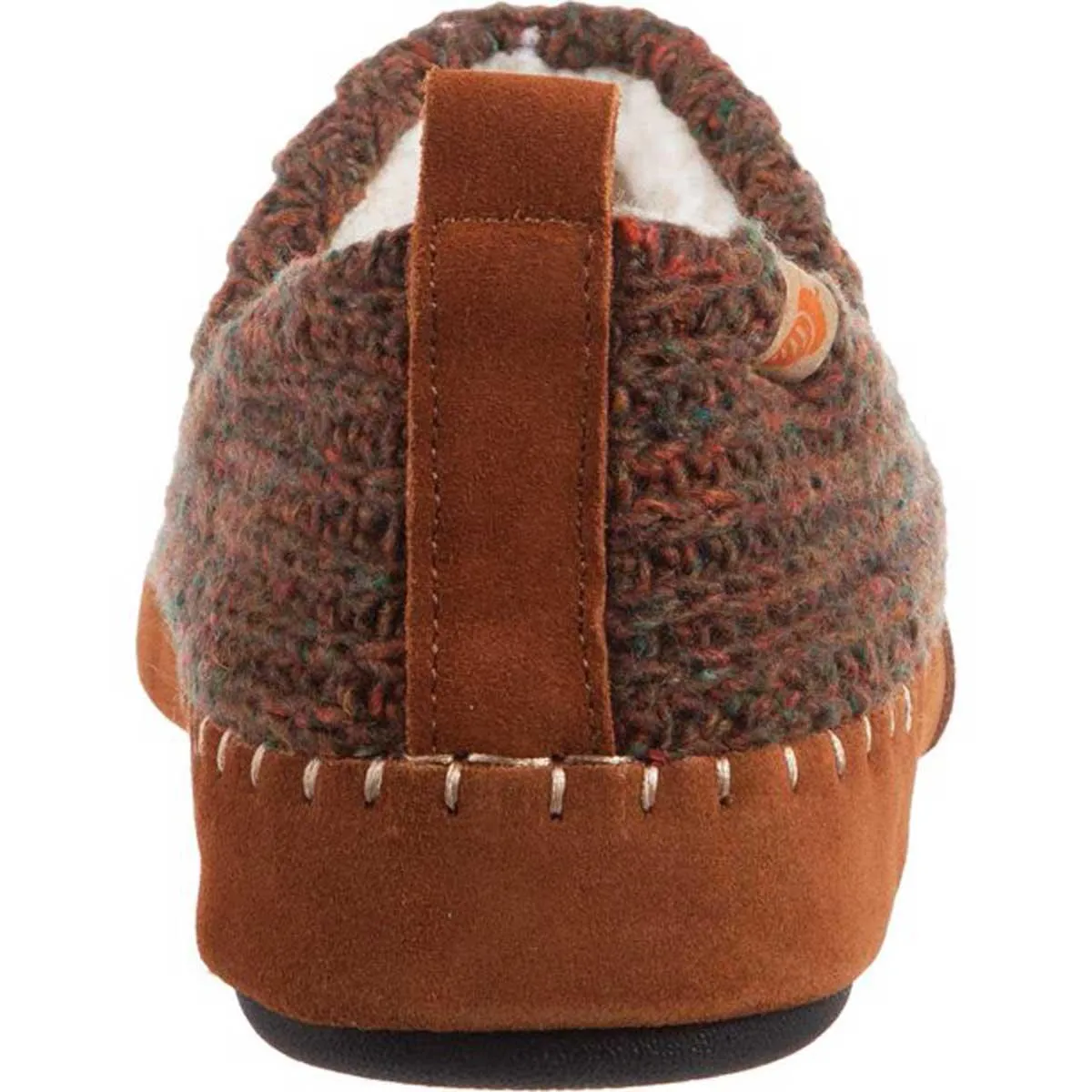 Acorn Women’s Moc Slippers - Sustainable Camden Walnut Wool, Medium | A19019WALWM