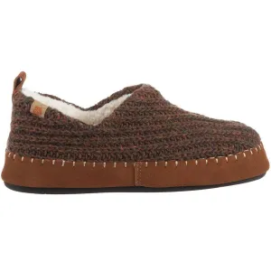 Acorn Women’s Moc Slippers - Sustainable Camden Walnut Wool, Medium | A19019WALWM