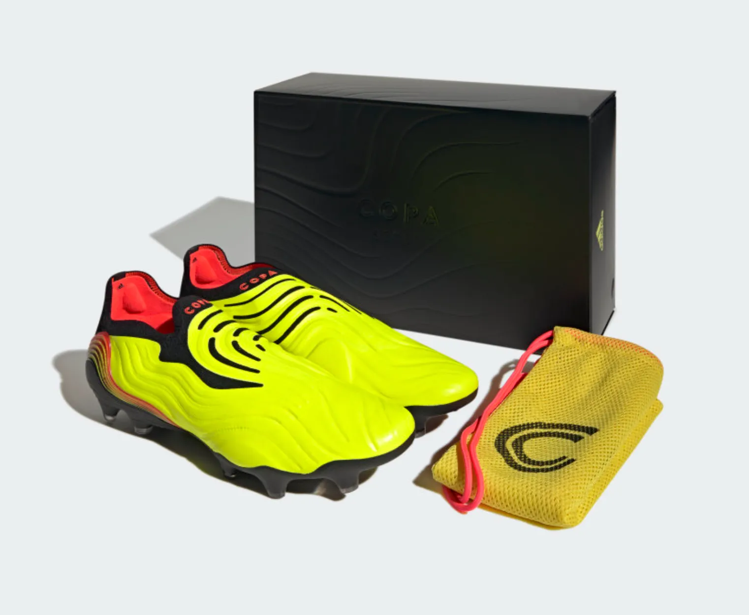 adidas Copa Sense  FG Firm Ground Soccer Cleat - Solar Yellow/Solar Red/Core Black