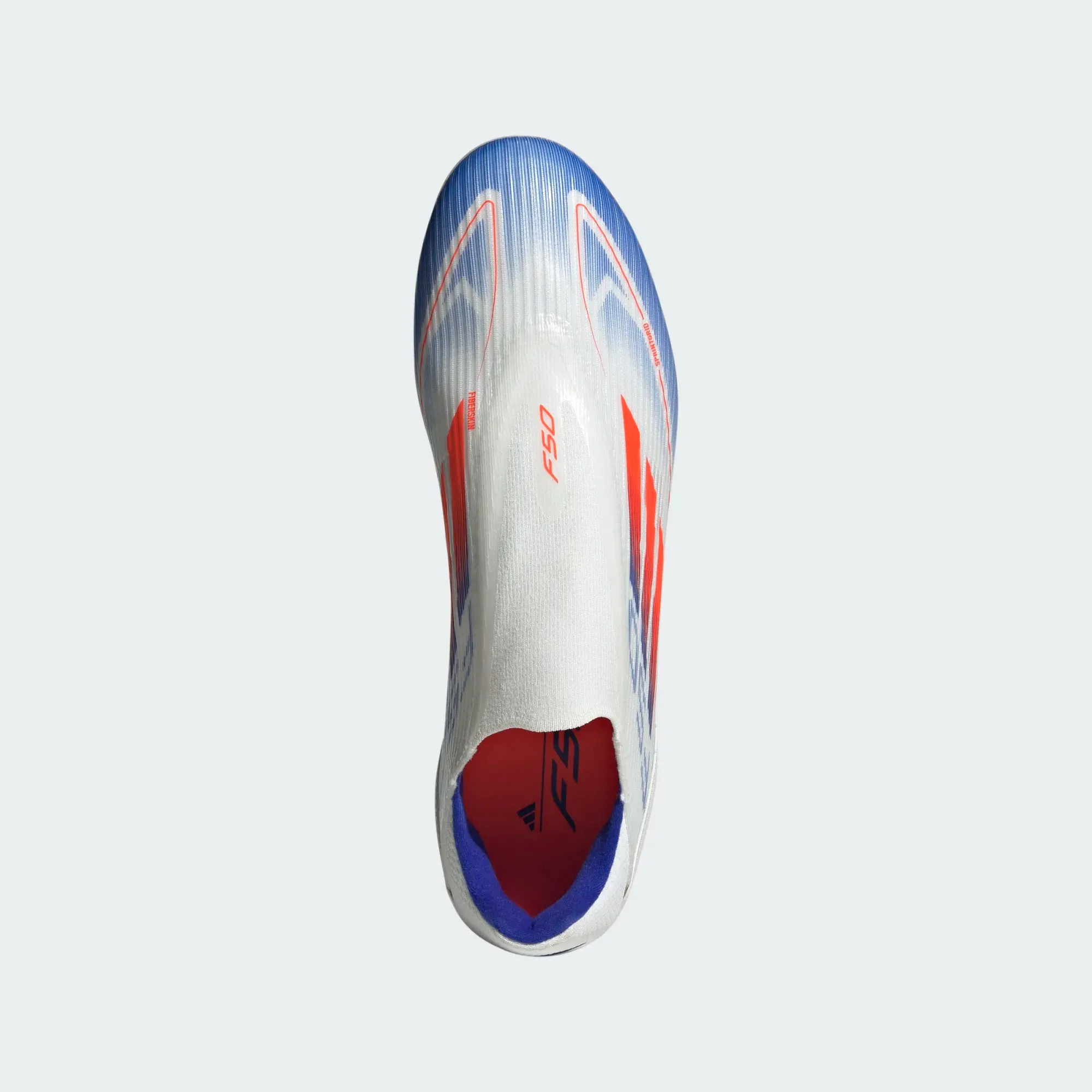 adidas F50 League Laceless FG - White/Red/Blue