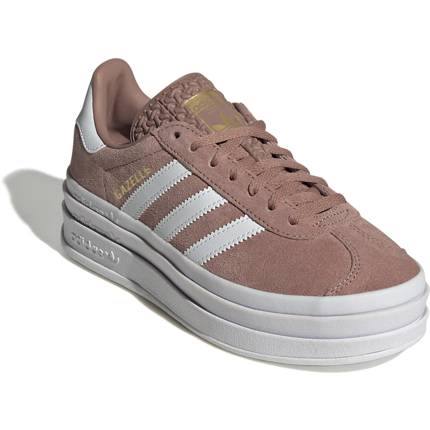 adidas Originals Warm Clay/Ftwr White/Gold Met. Gazelle Bold J Sneakers