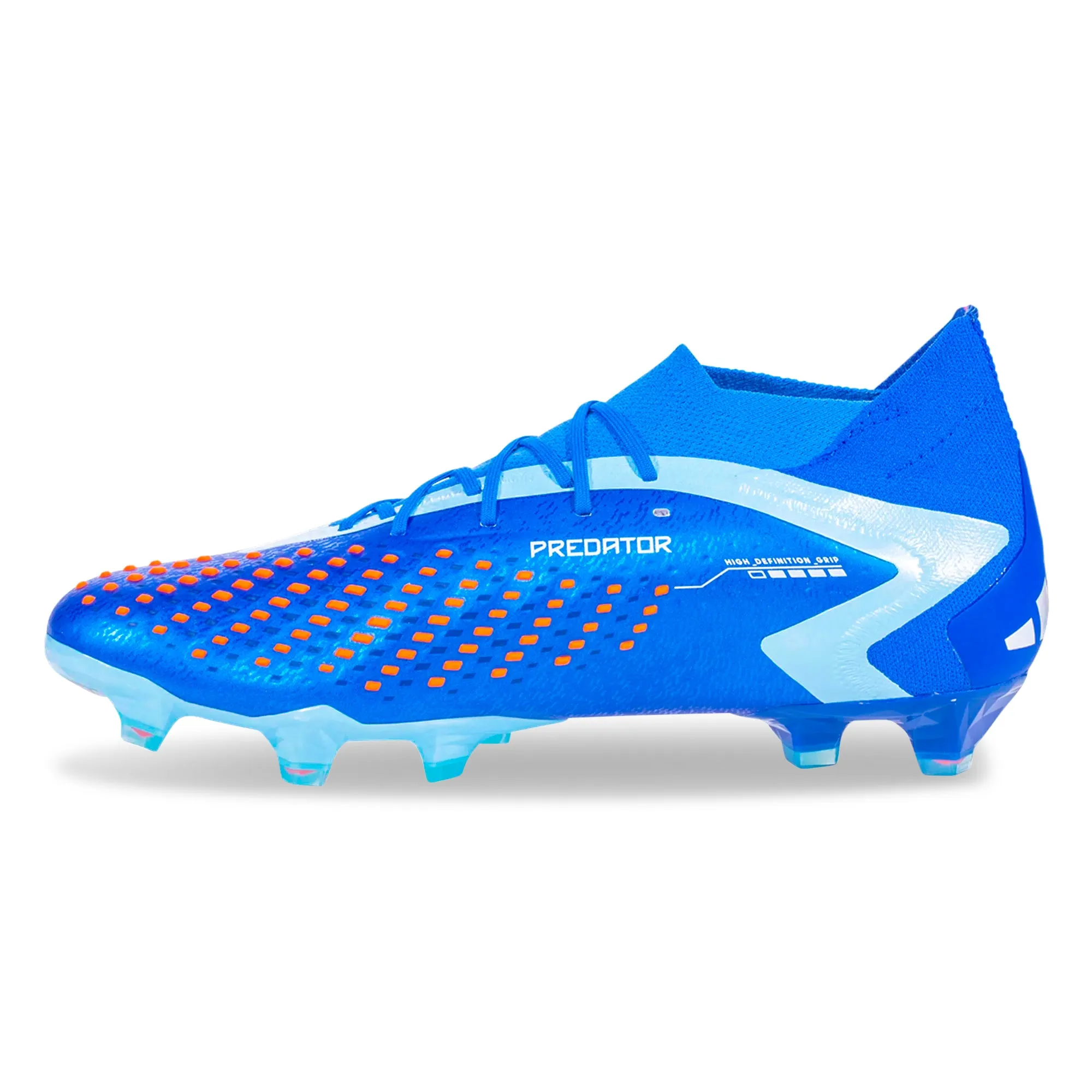 adidas Predator Accuracy.1 Firm Ground Soccer Cleats (Bright Royal/Cloud White/Solar Red)