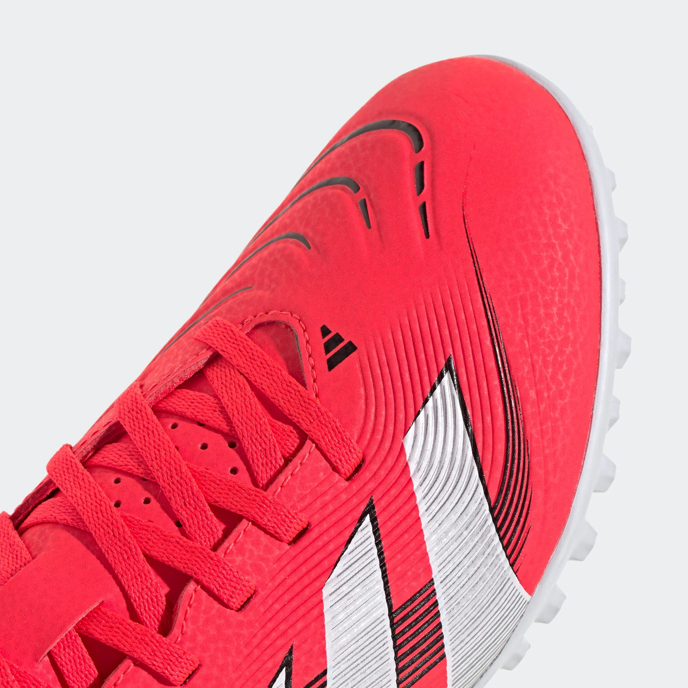 adidas PREDATOR CLUB Artificial Turf Soccer Shoes | Lucid Red-Core Black | Men's