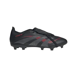 adidas PREDATOR LEAGUE FOLD-OVER TONGUE Firm/Multi-Ground Soccer Cleats | Core Black-Grey Four | Men's