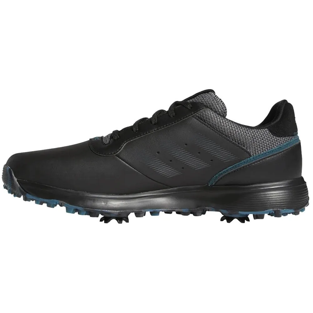 adidas S2G Spiked Leather Waterproof Shoes - Black/Grey/Teal