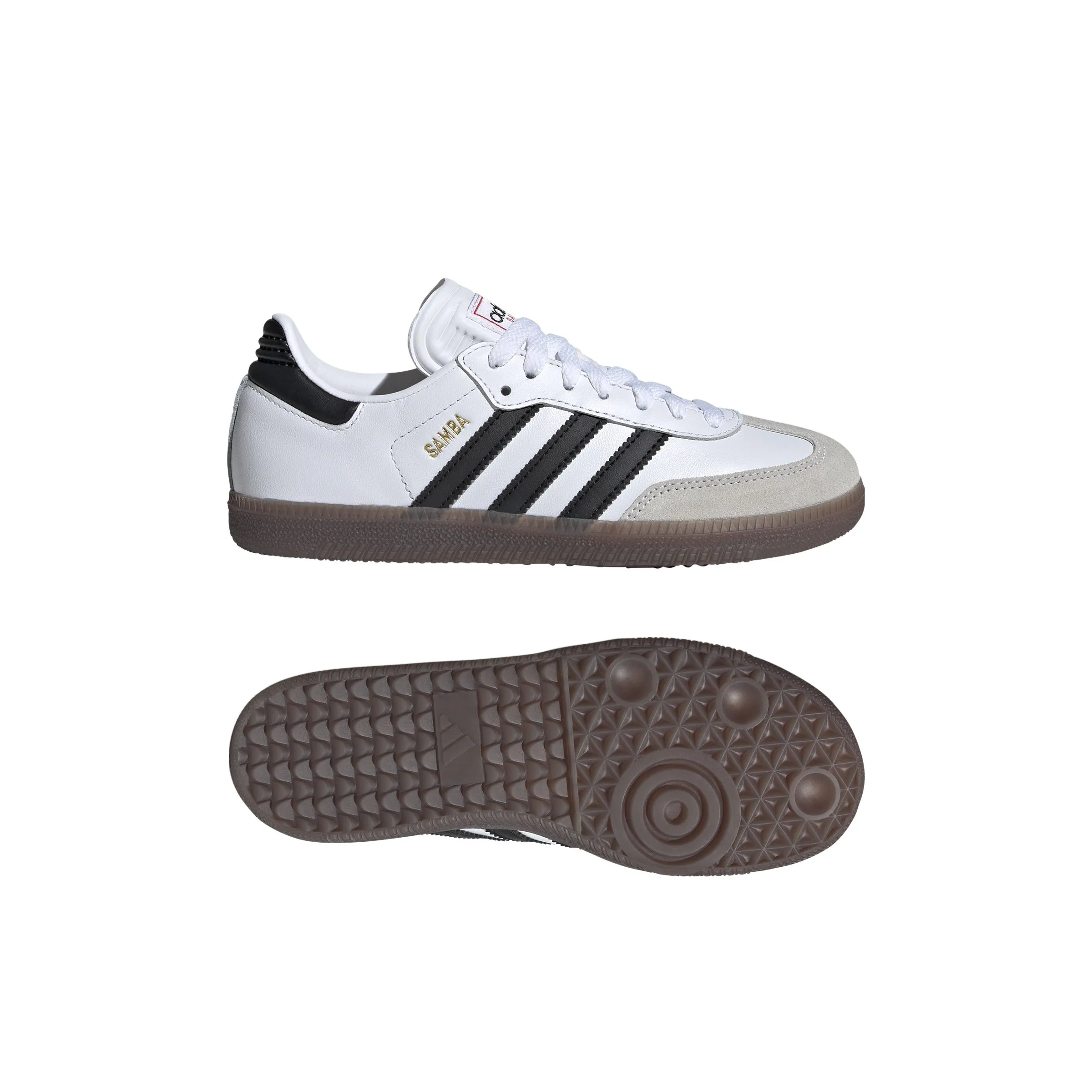 adidas Samba Indoor Football Boots Junior White/Black