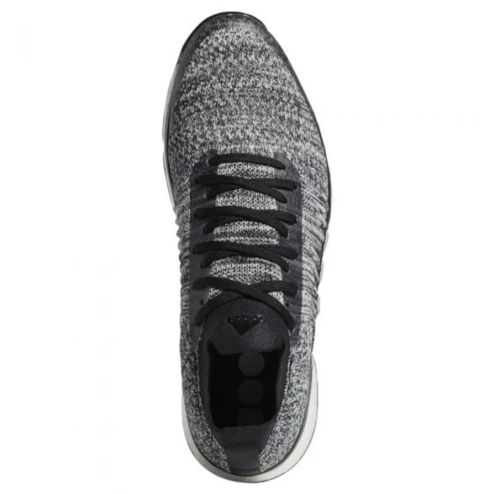 adidas Tour360 XT Primeknit Spiked Shoes - Black/White/Silver