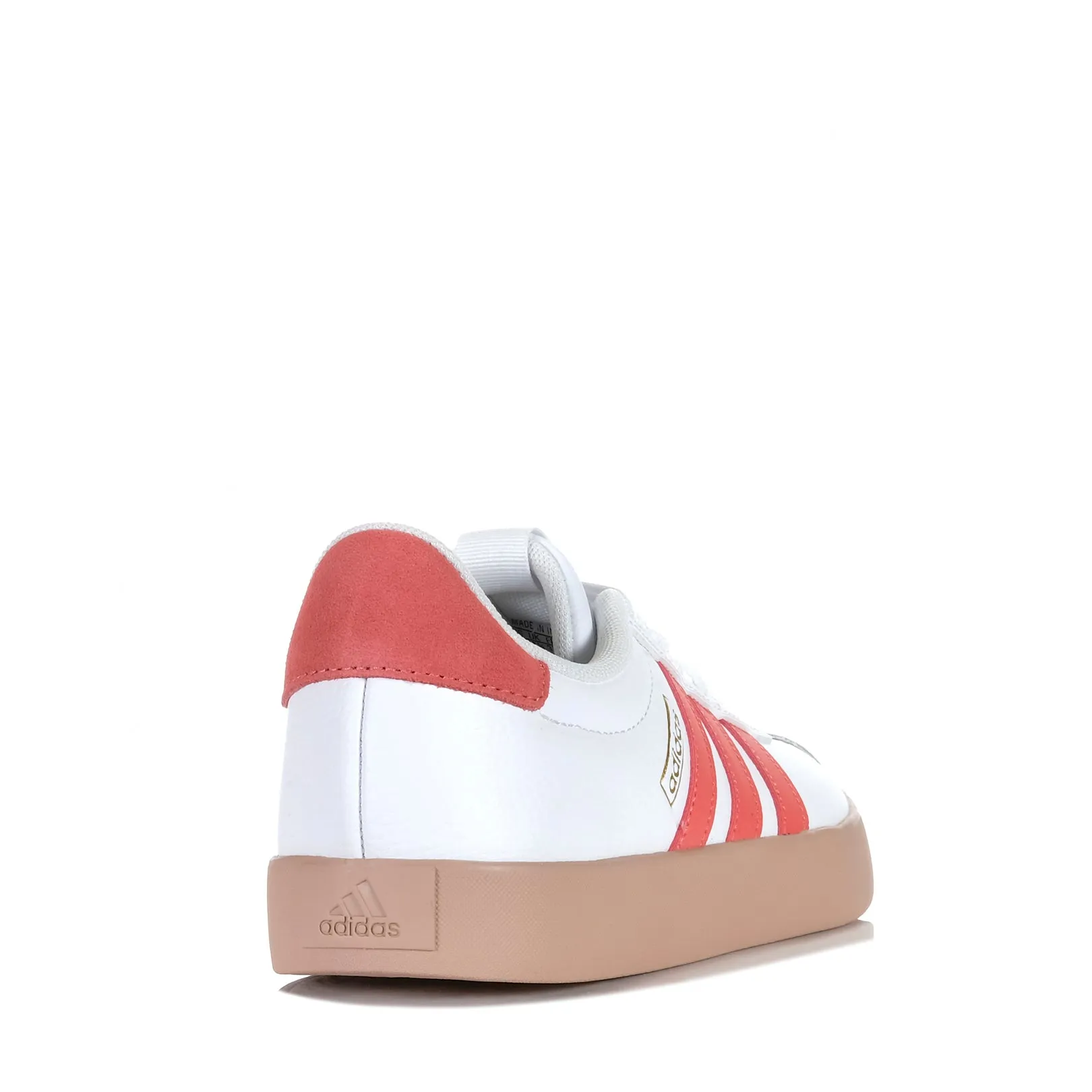 Adidas VL Court 3.0 Womens White/Preloved Scarlet