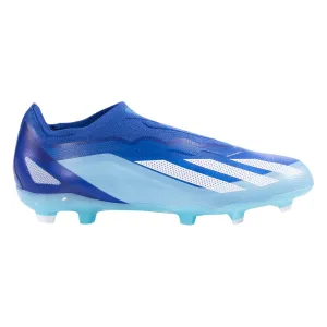 adidas X CrazyFast.1 Laceless FG Junior Firm Ground Soccer Cleat - Bright Royal/White/Solar Red