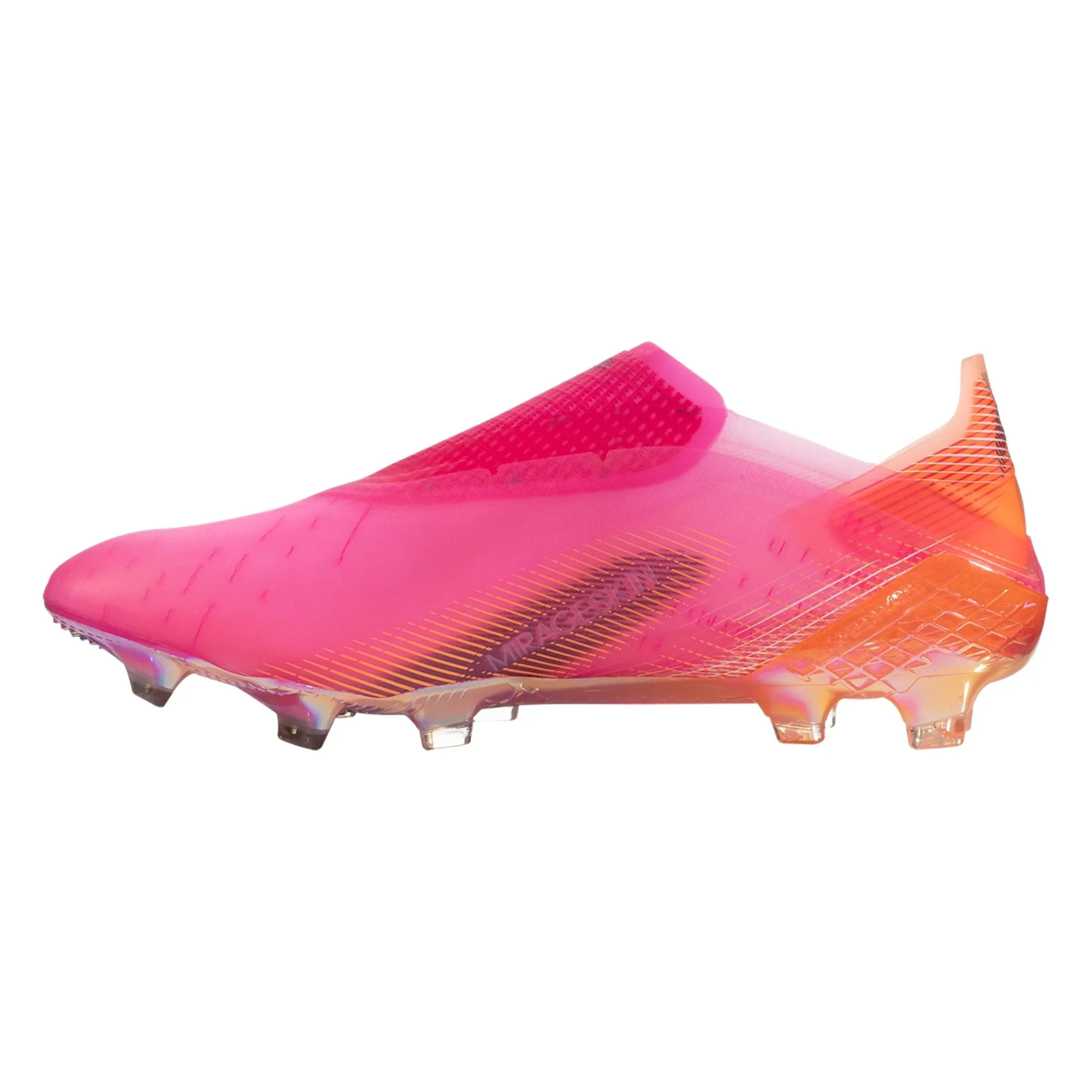 adidas X Ghosted   Firm Ground Cleats - Shock Pink/Core Black/Screaming Orange