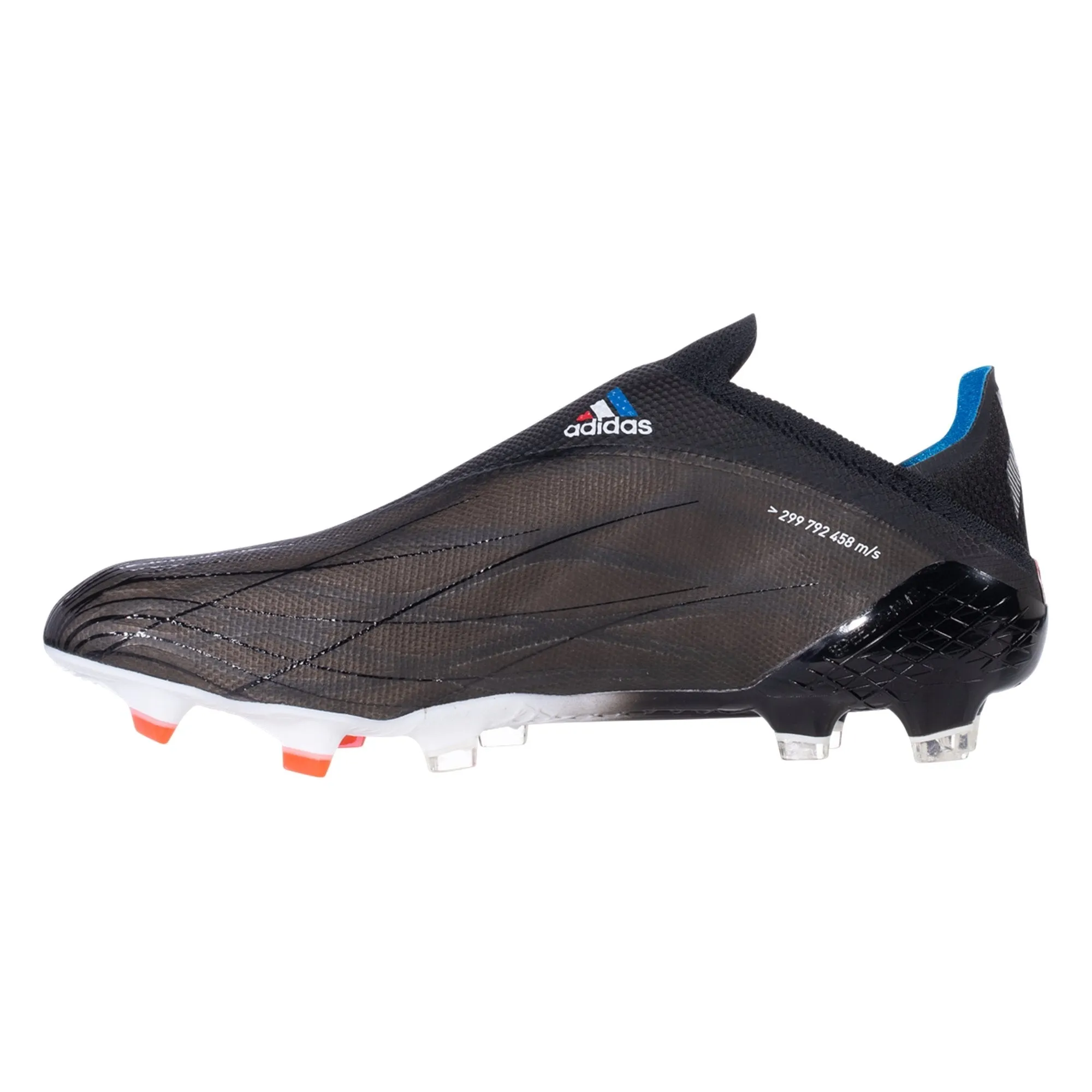 adidas X Speedflow  FG Firm Ground Soccer Cleat: Core Black/White/Vivid Red