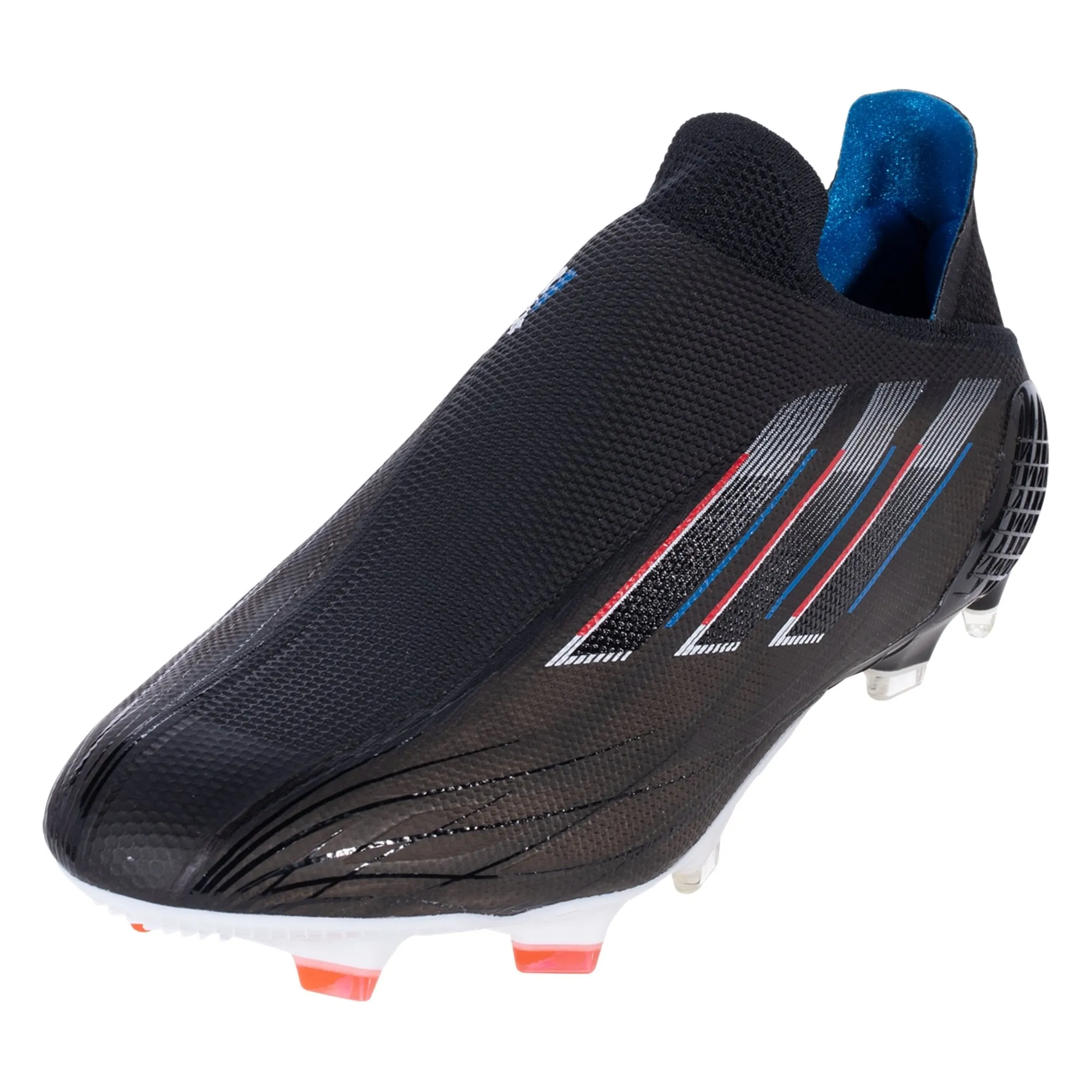 adidas X Speedflow  FG Firm Ground Soccer Cleat: Core Black/White/Vivid Red