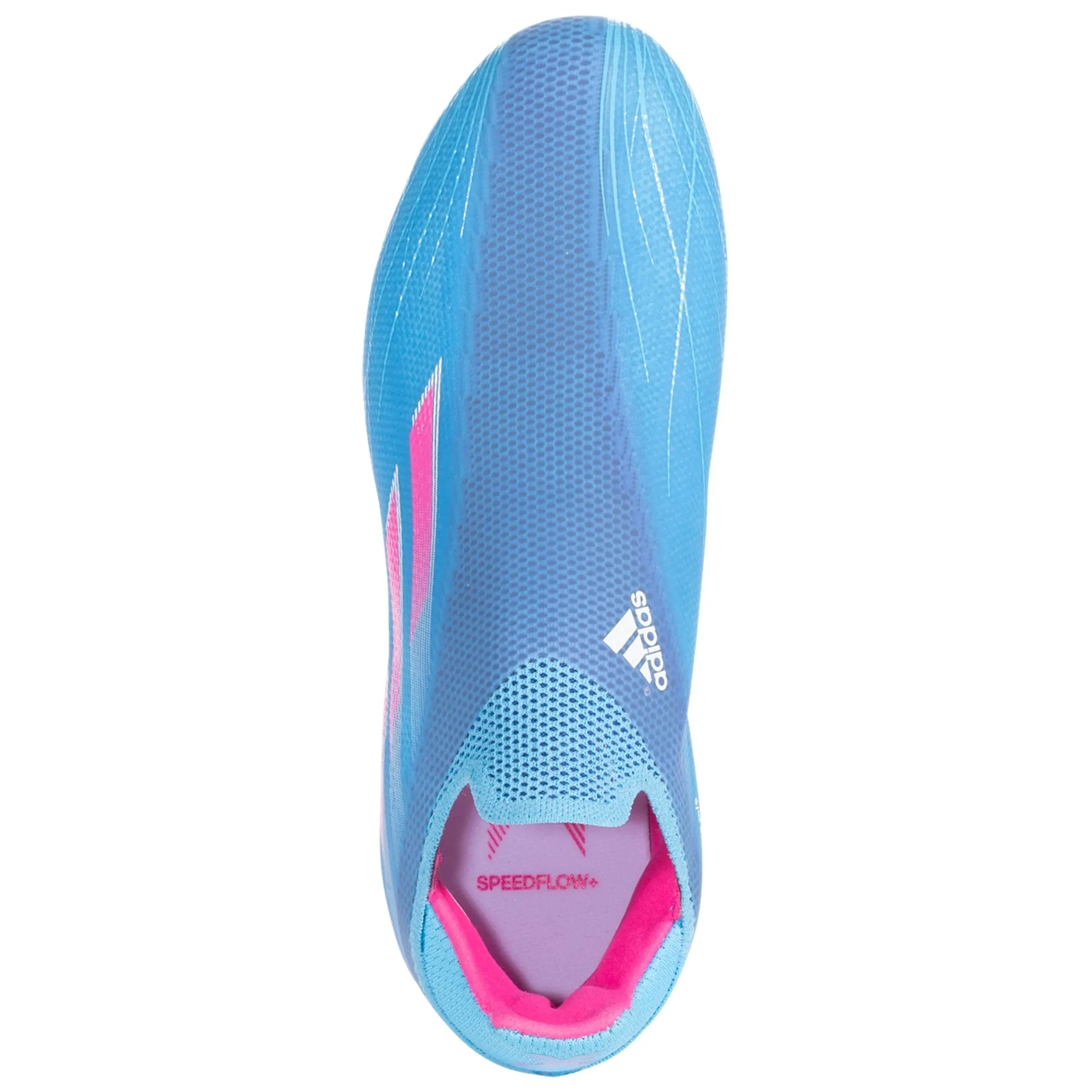 adidas X Speedflow  FG Junior Firm Ground Soccer -  Cleat Sky Rush/Team Shock Pink/White