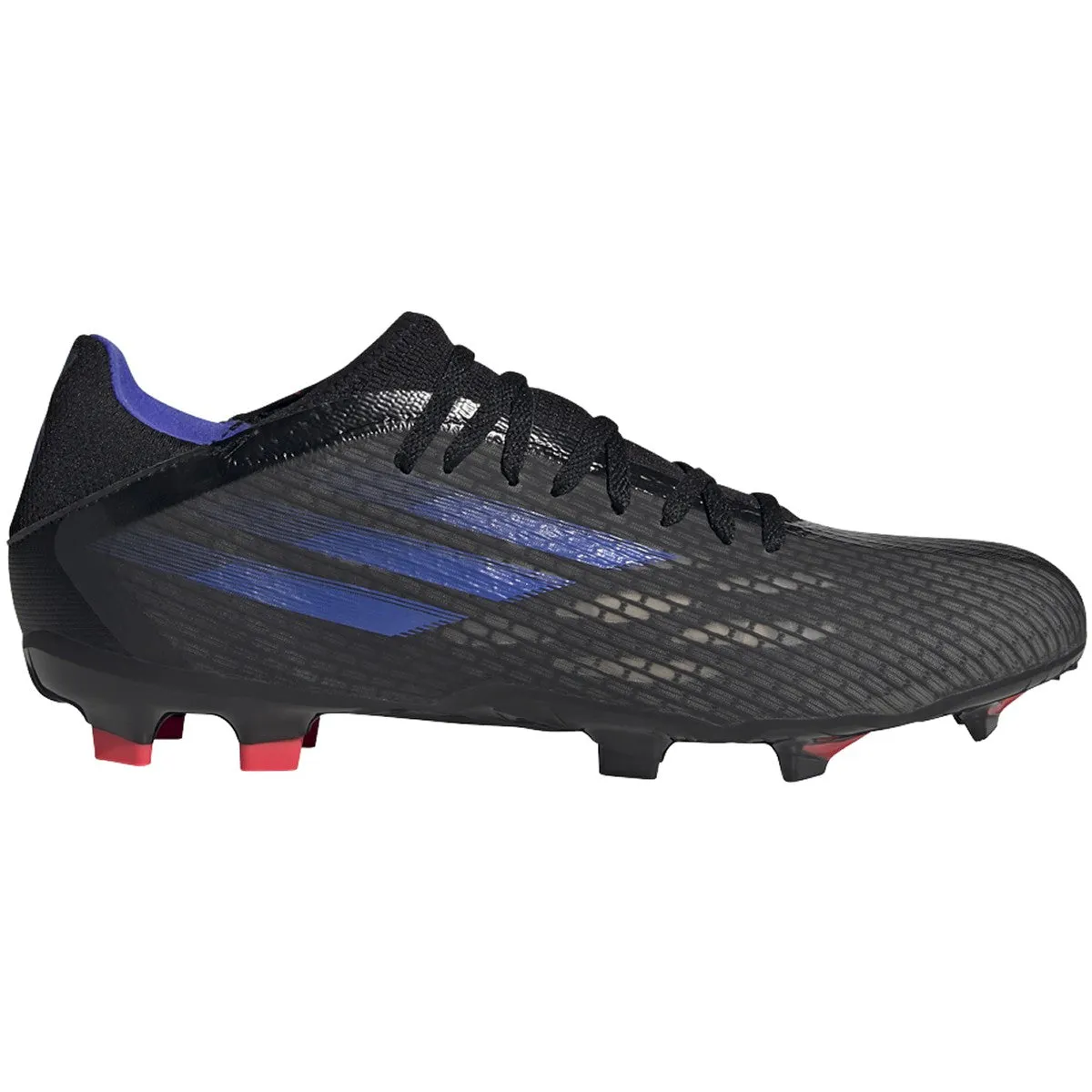 adidas X Speedflow.3 FG Soccer Cleats FY3296 BLACK/NAVY/YELLOW