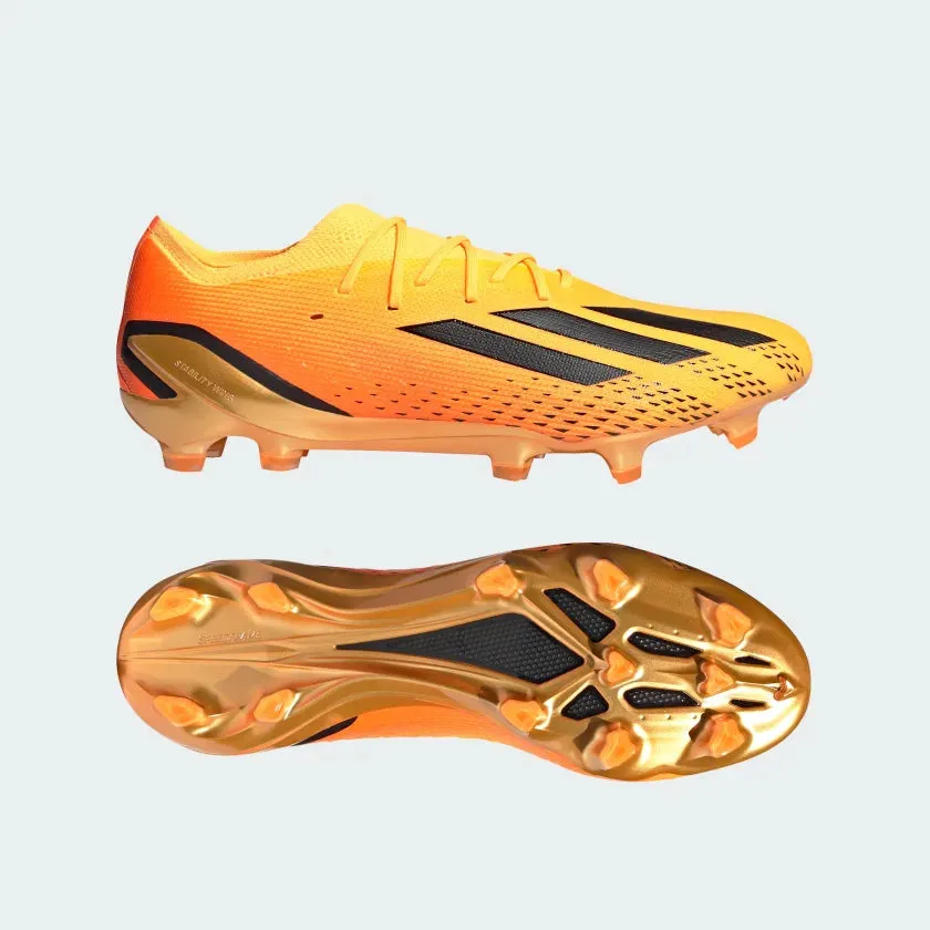 adidas X Speedportal.1 FG Firm Ground Soccer Cleats - Solar Gold / Core Black / Team Solar Orange