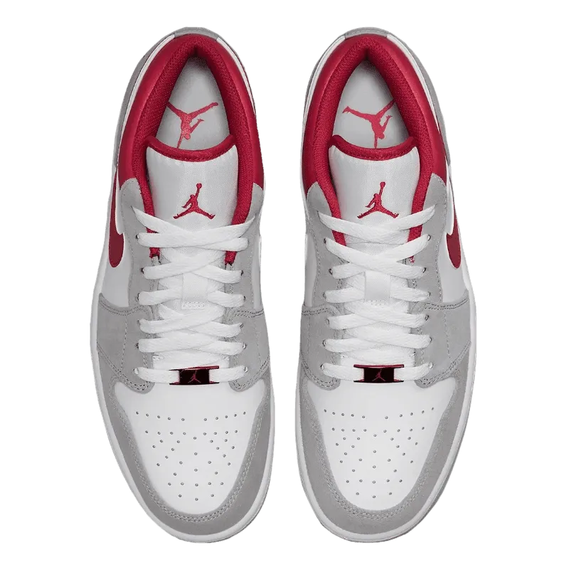 Air Jordan 1 Low Light Smoke Grey Red