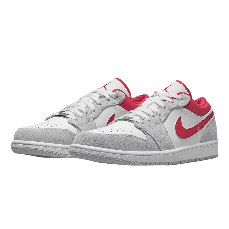 Air Jordan 1 Low Light Smoke Grey Red