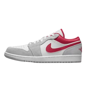 Air Jordan 1 Low Light Smoke Grey Red