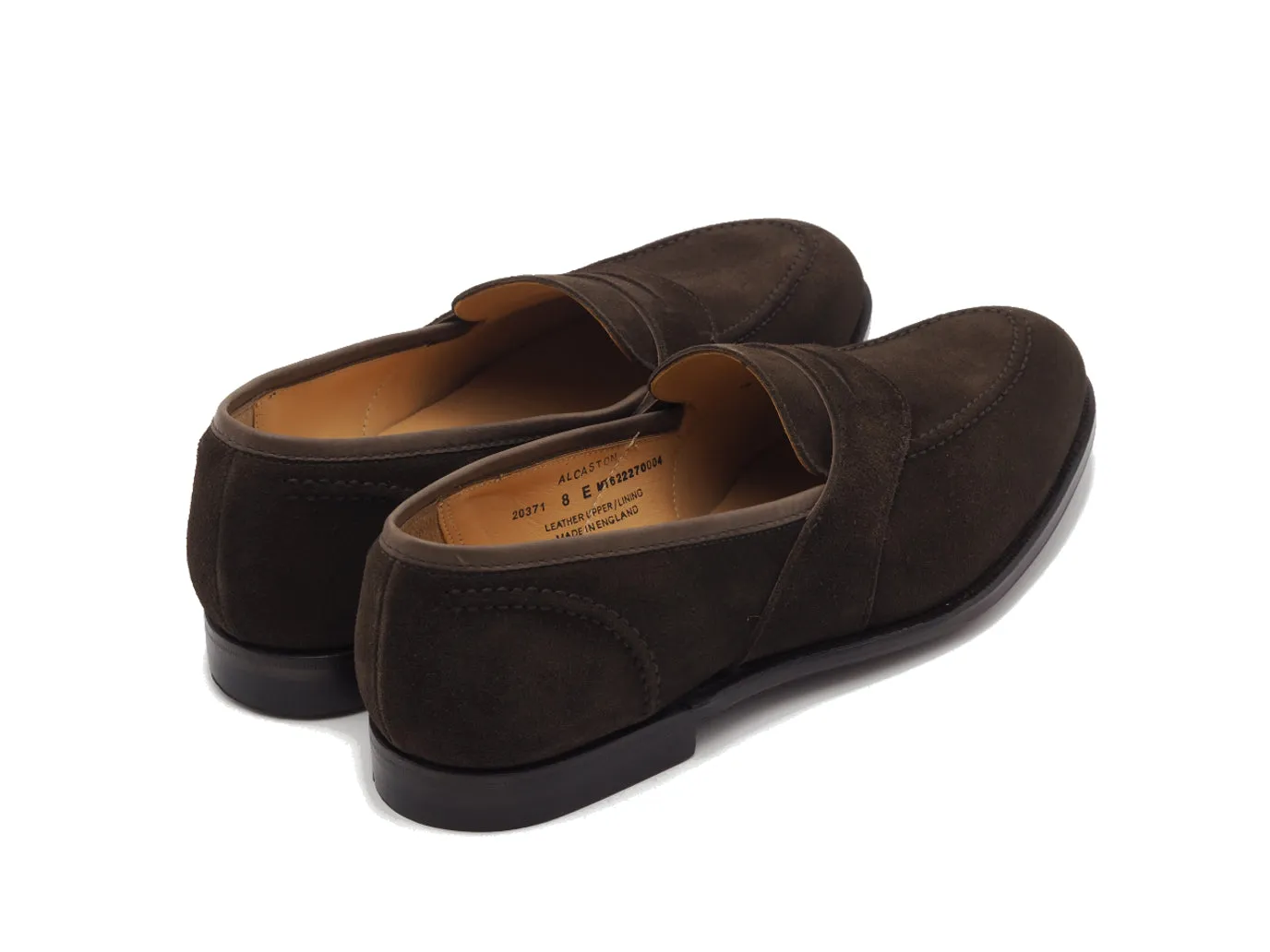 Alcaston Dark Brown Calf Suede