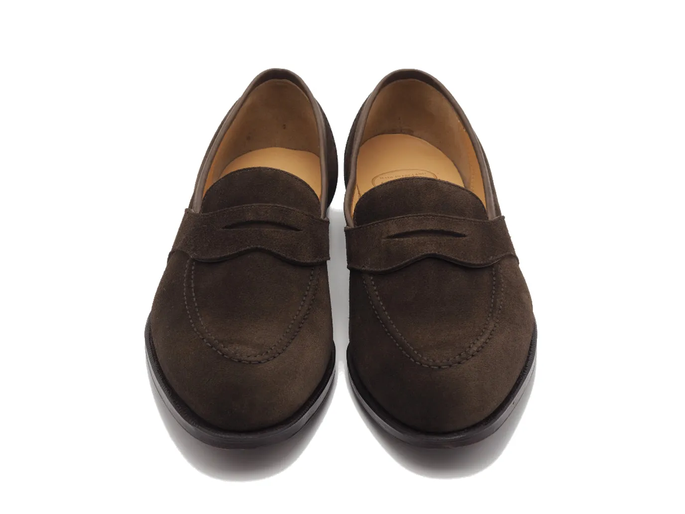 Alcaston Dark Brown Calf Suede