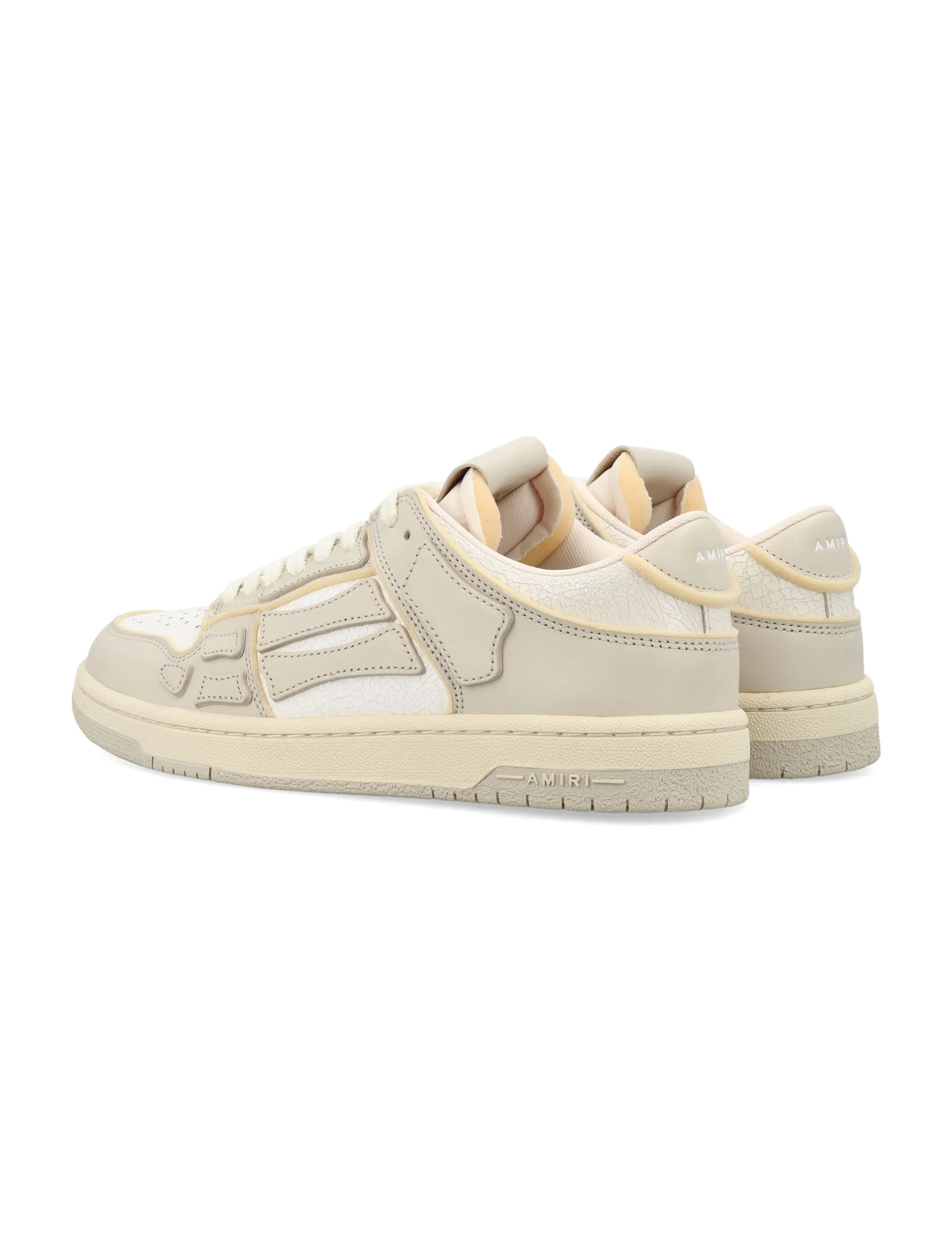 AMIRI COLLEGIATE SKEL TOP LOW Sneaker in White for Men