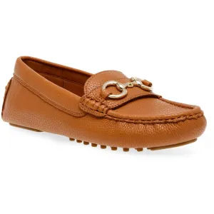 Anne Klein Womens CHRYSTIE Faux Leather Driving Moccasins Moccasins