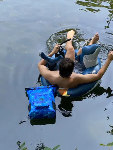 Aqua Blue - Waterproof Backpack Dry Bag