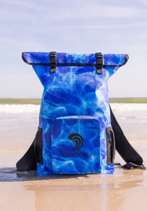 Aqua Blue - Waterproof Backpack Dry Bag