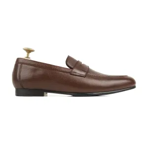 Argenta - Men's Dark Brown Calf Leather Loafer