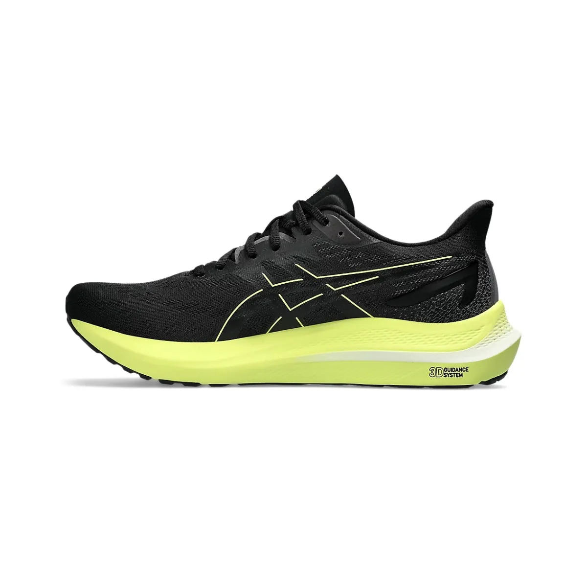 Asics GT-2000 12 Black Yellow  Sneakers