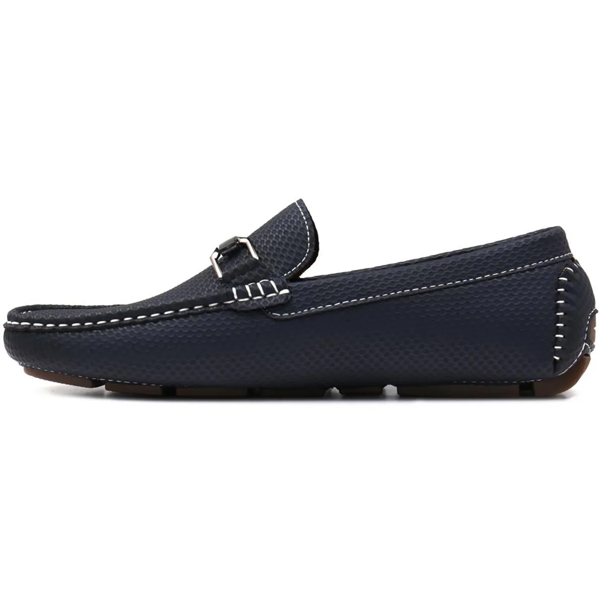 Aston Marc Mens Charter Embellished Slip On Driving Moccasins