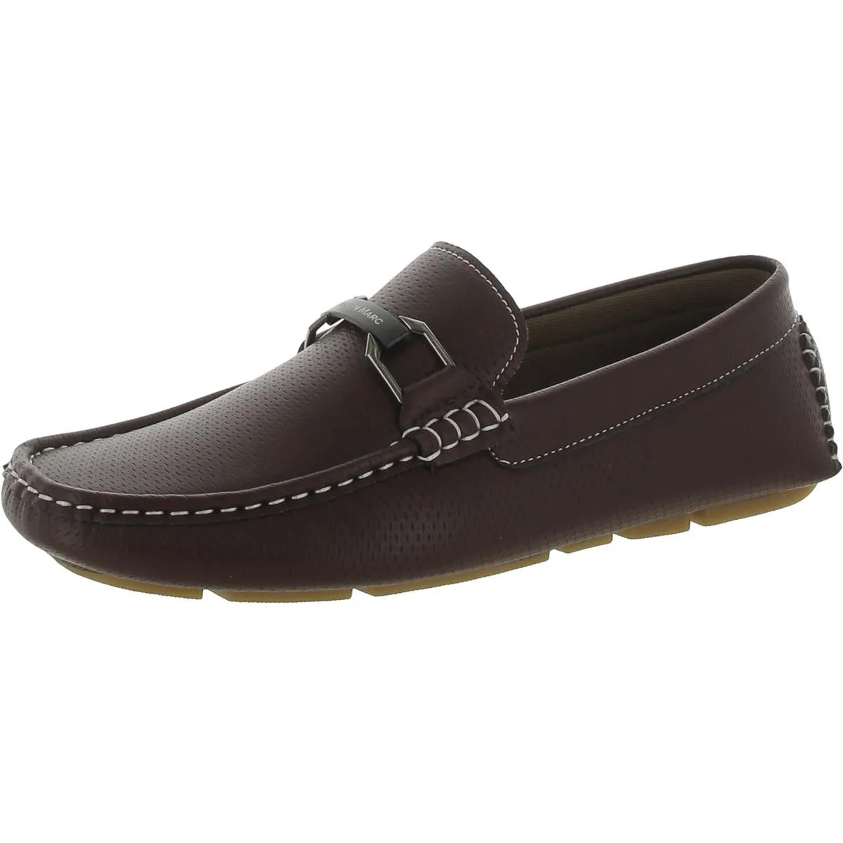 Aston Marc Mens Charter Embellished Slip On Driving Moccasins