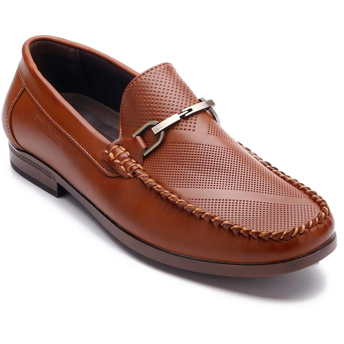 Aston Marc Mens Charter Embellished Slip On Driving Moccasins