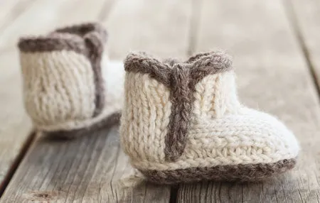 Baby Modern Mocs by Bekah Knits