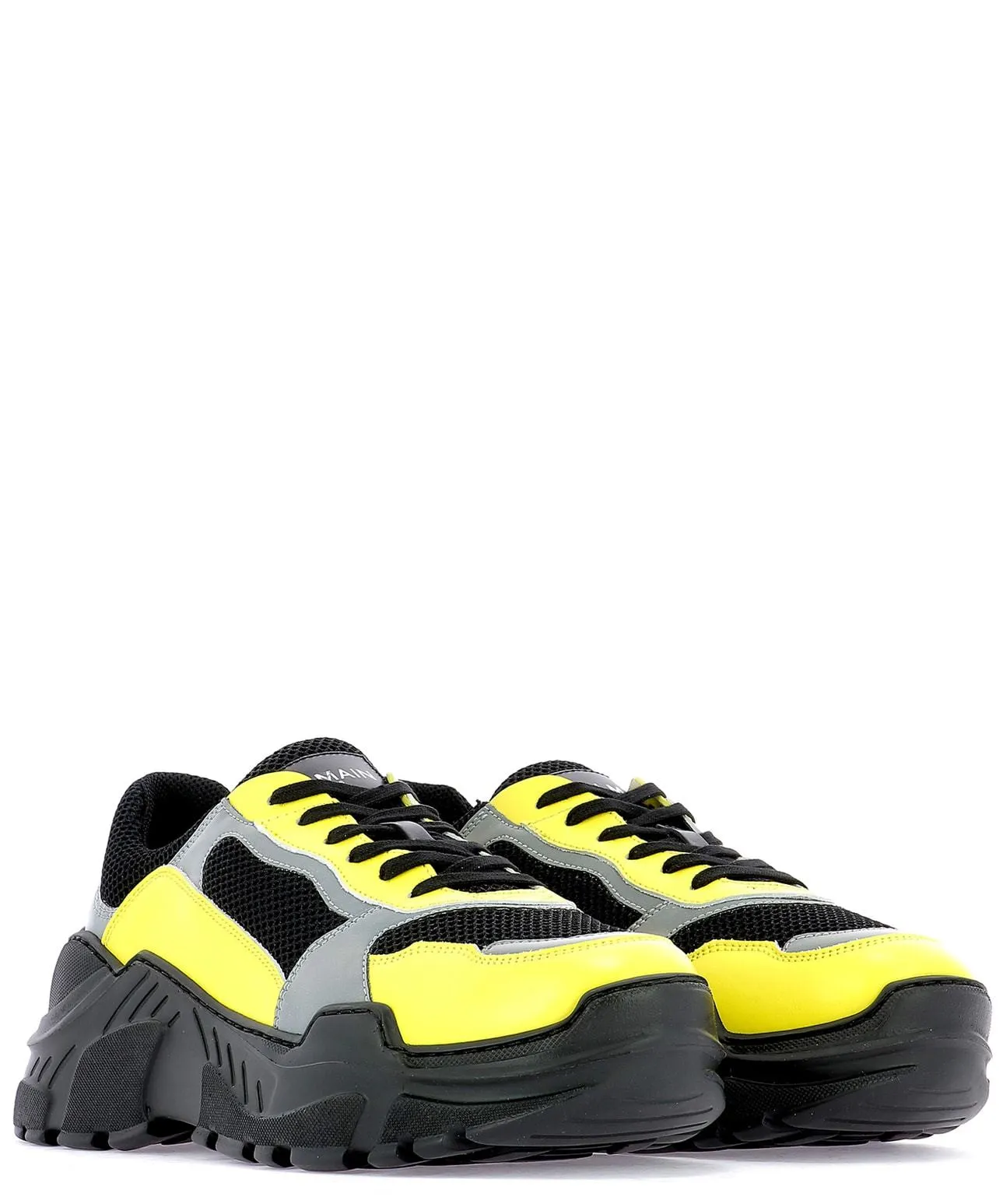 Balmain Low Top Panelled Sneakers