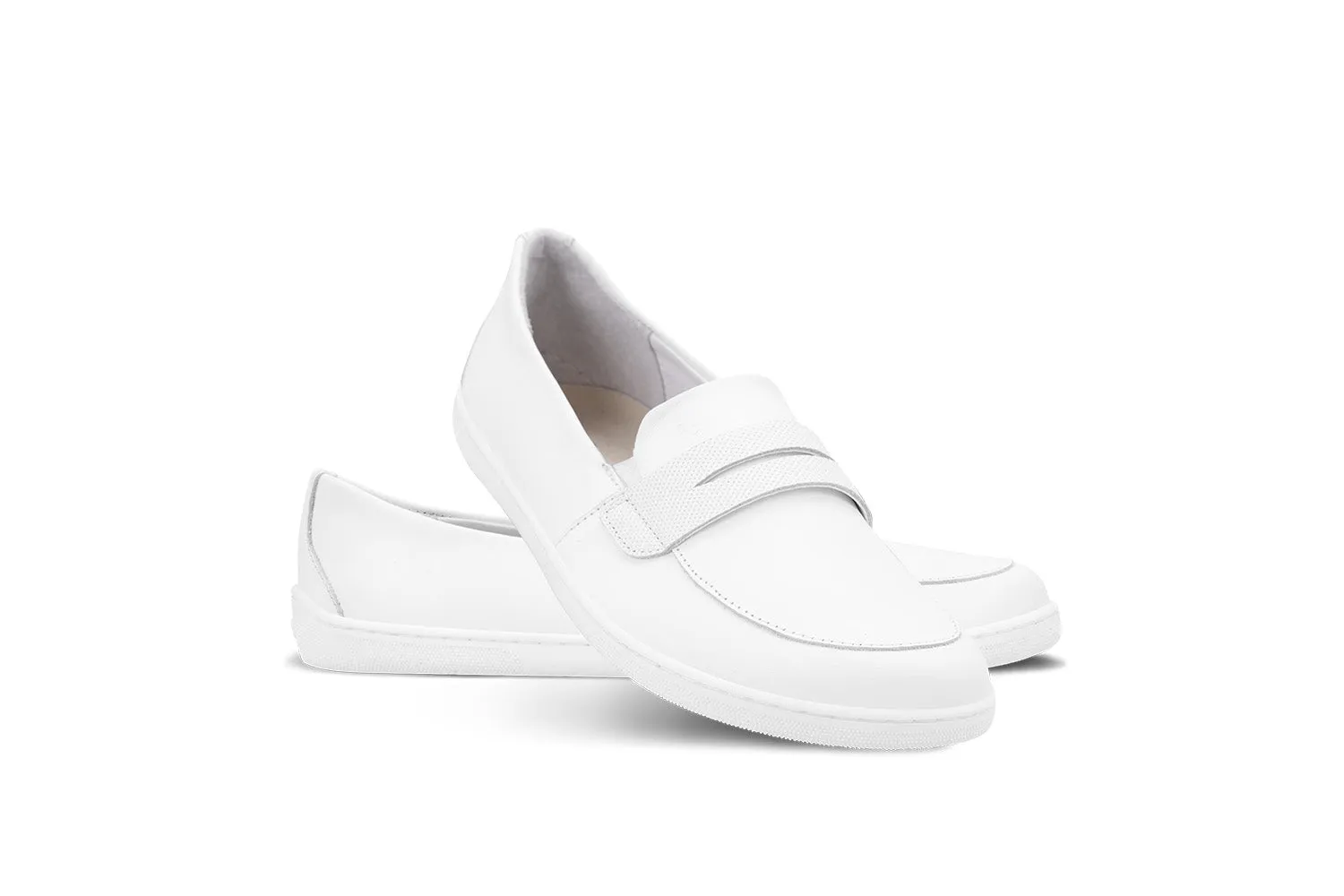 Barefoot Moccasins Be Lenka Buena - All White CLEARANCE