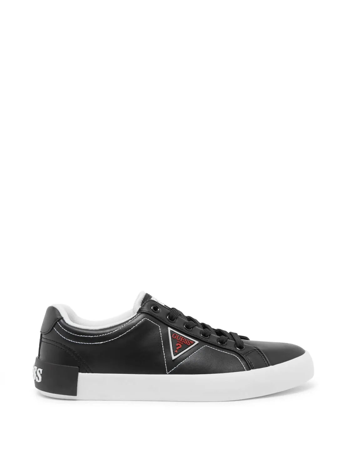 Black Cast Low Top Logo Sneakers