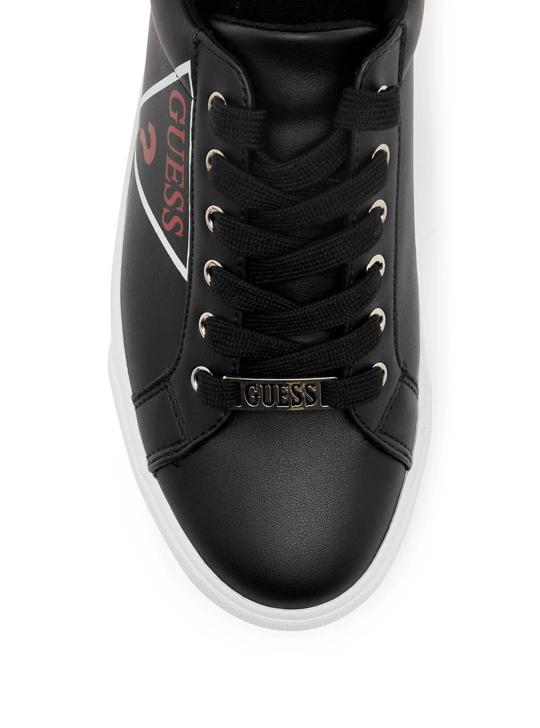 Black Cast Low Top Logo Sneakers