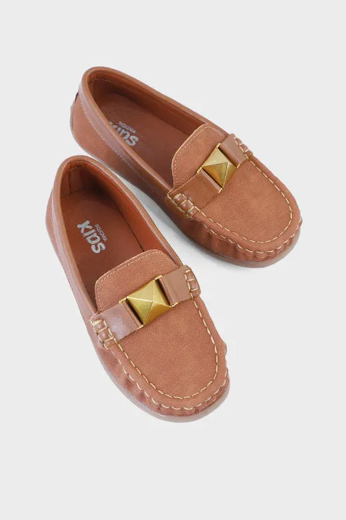 Boys Casual Moccasin BC7003-Tan