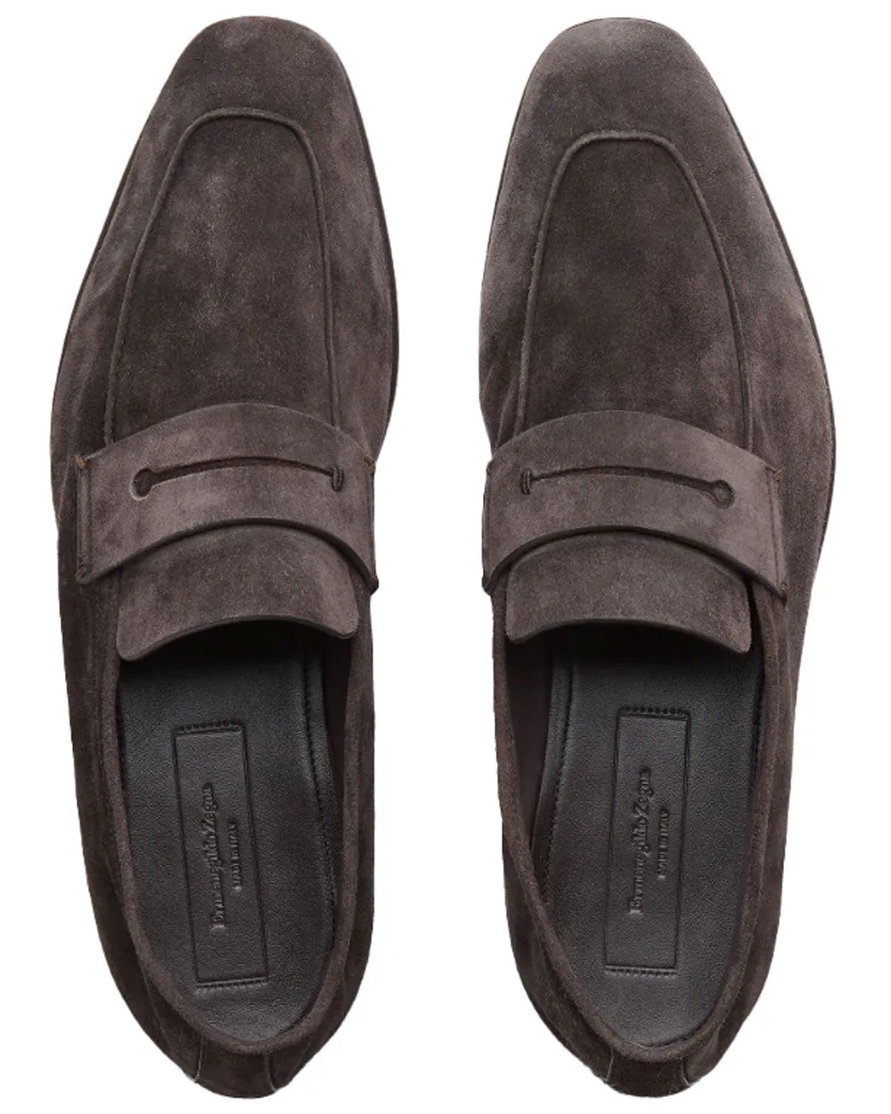 Brown L’Asola Suede Penny Loafer