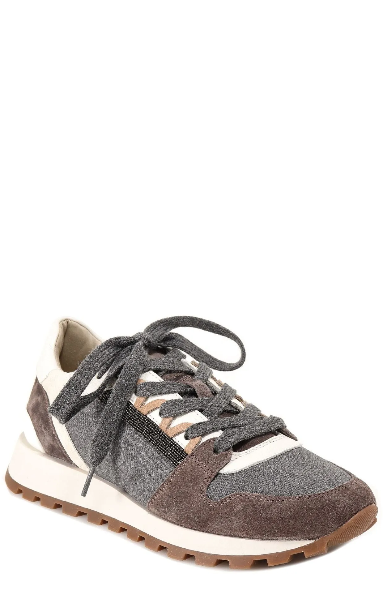 Brunello Cucinelli Panelled Low-Top Sneakers