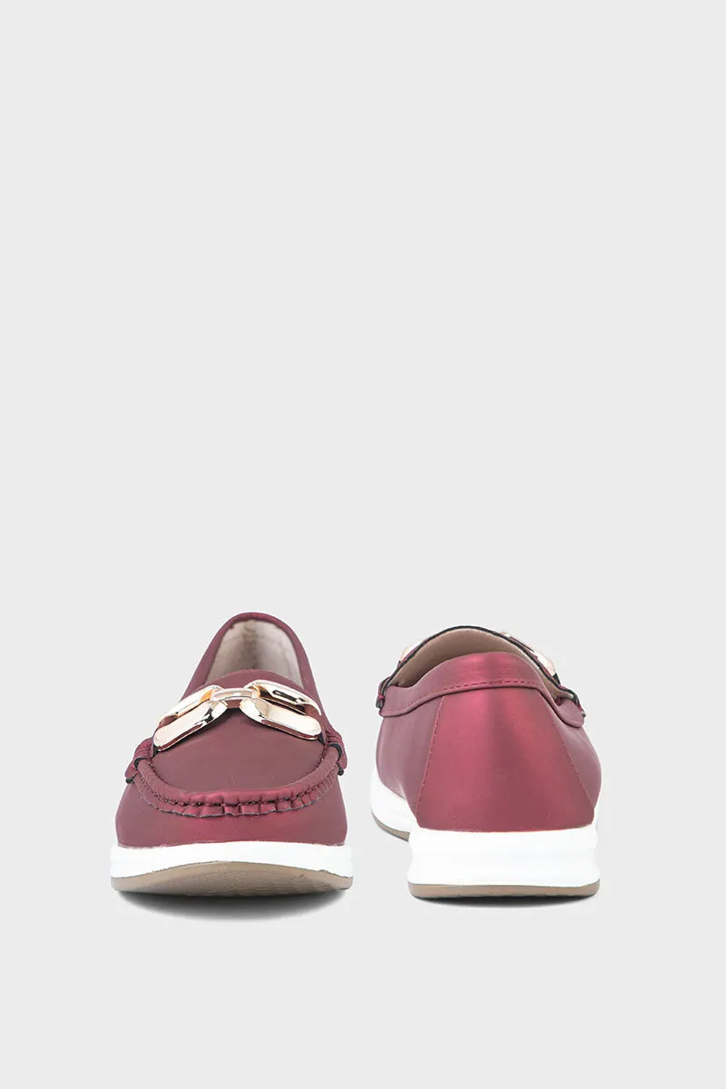 Casual Moccasin IC7013-Maroon