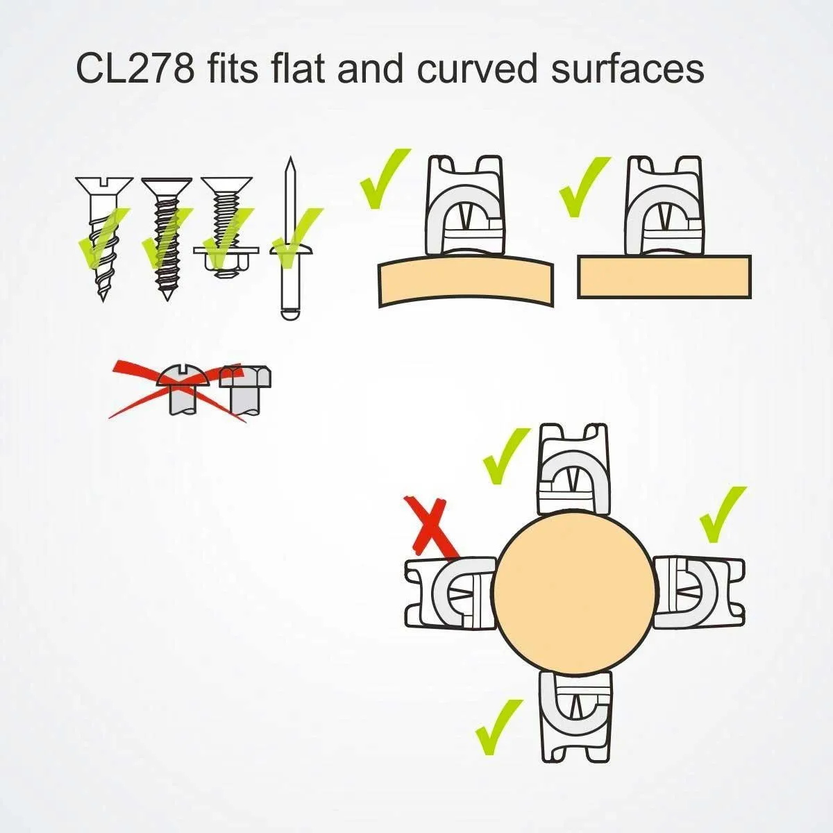 Clamcleat Side Entry Racing Micro Block (Port) - CL278/R